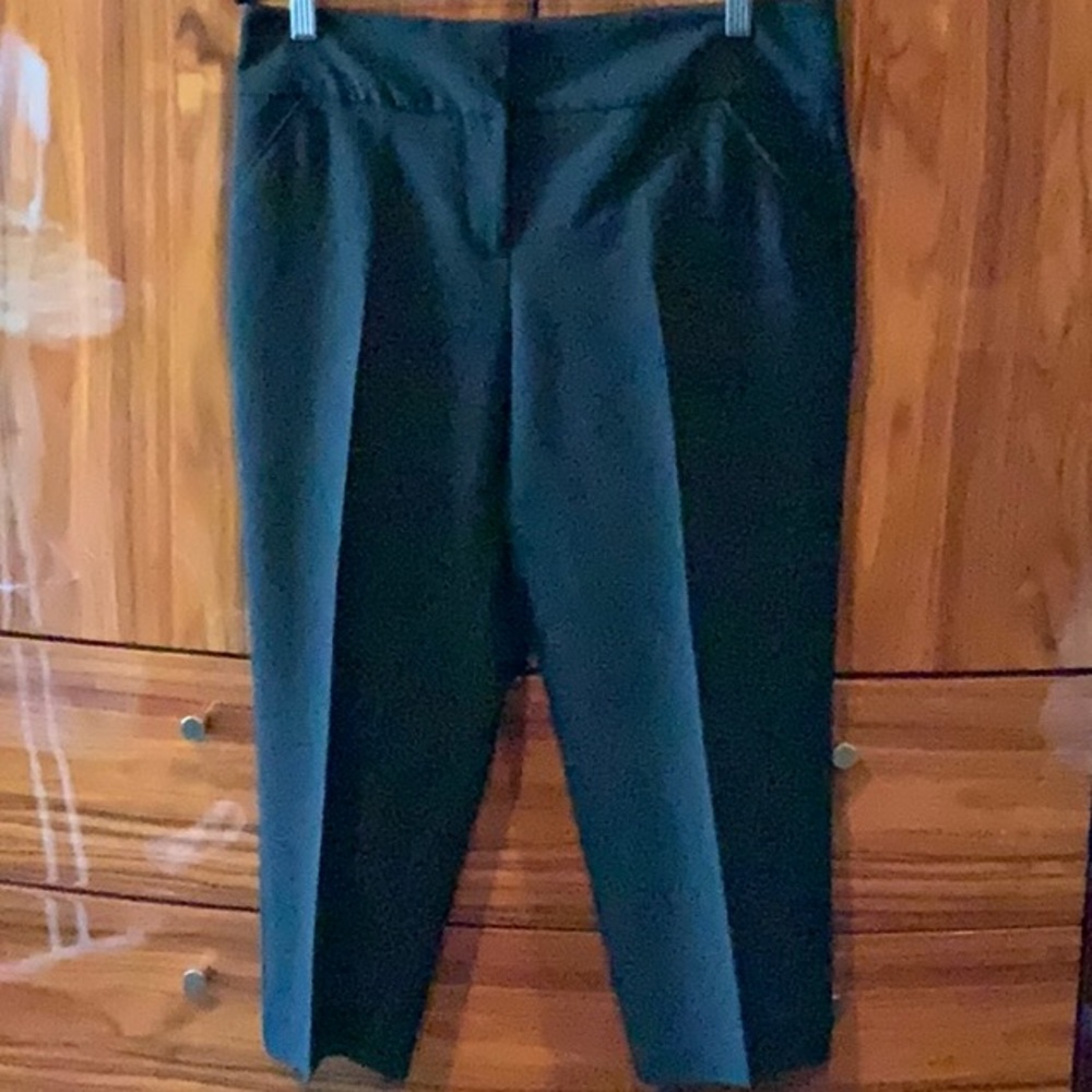 NICOLE MILLER black crop pants